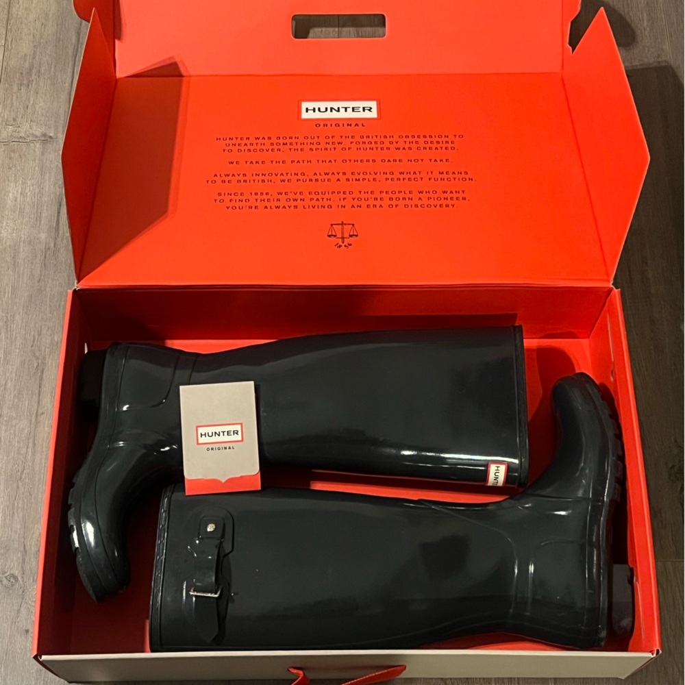 Dark Slate Hunter Boots
